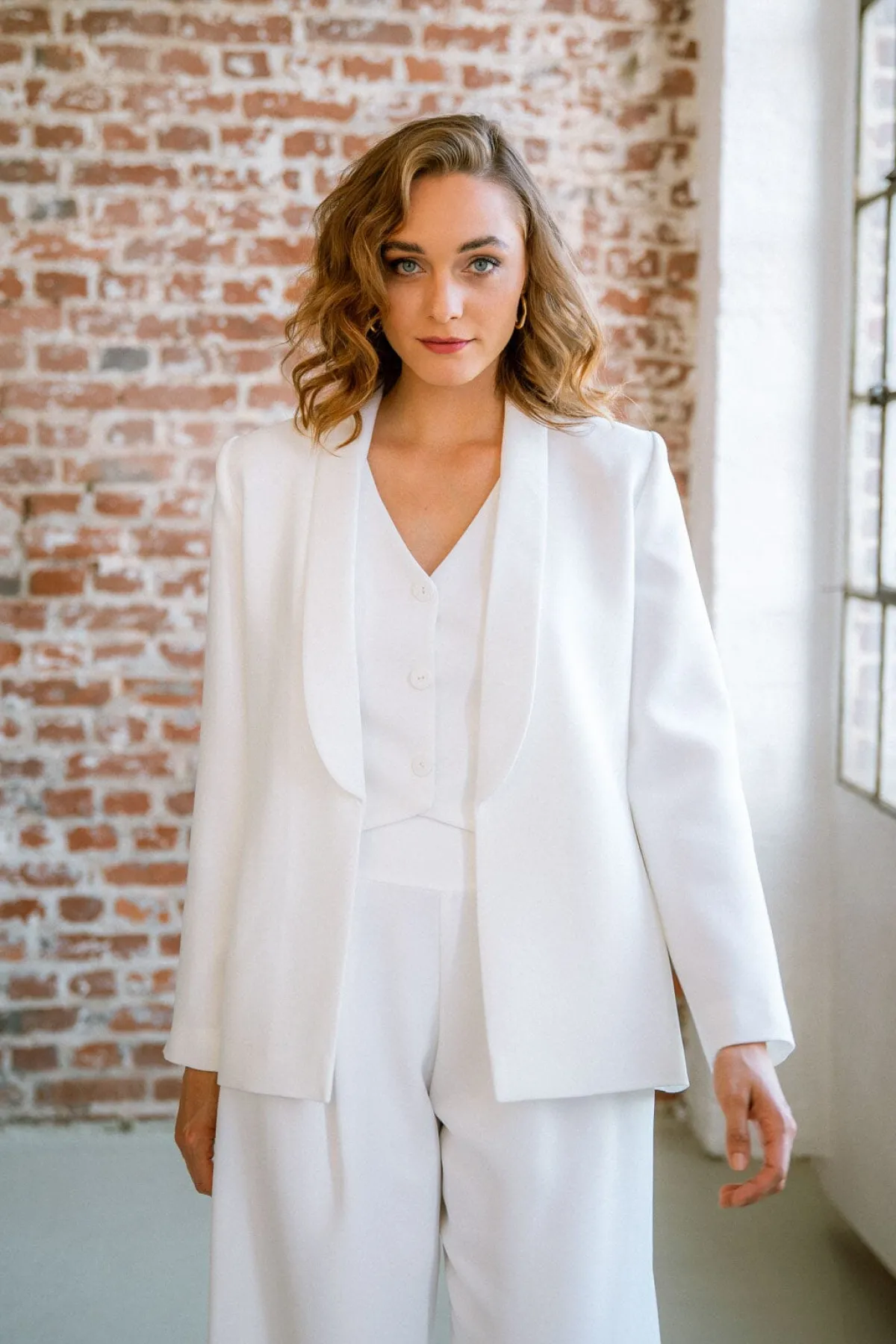 Showroom Only: Blazer in Ivory – Aira Selected<noni New