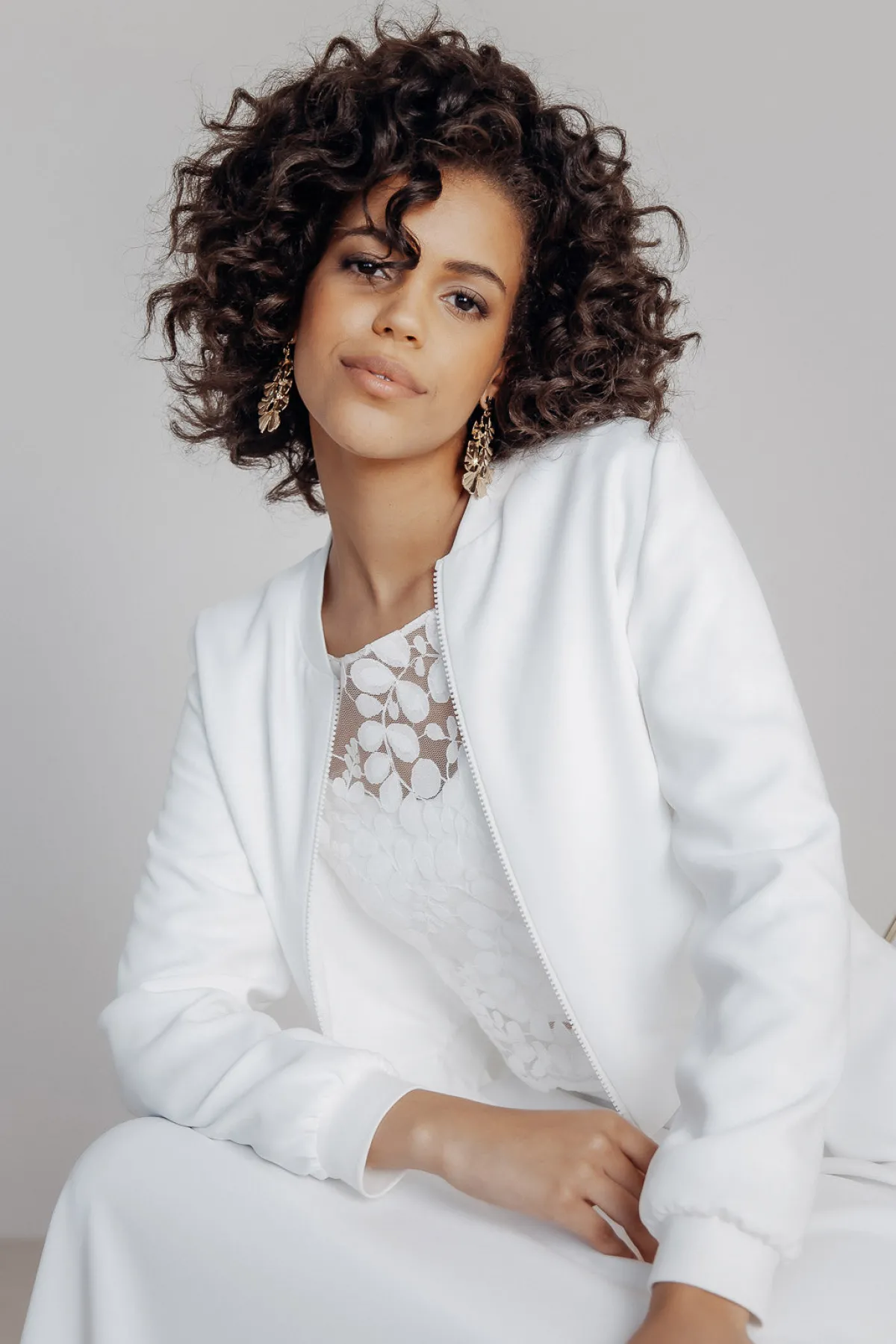 Showroom Only: Braut Bomberjacke in Ivory – Majla uni<noni Outlet