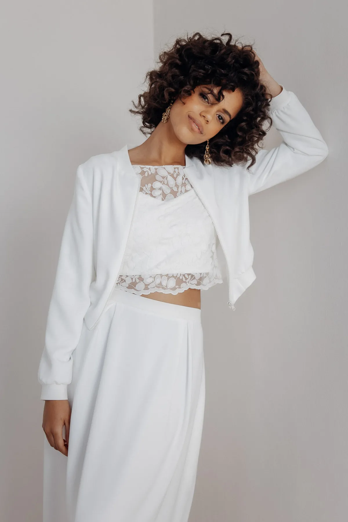 Showroom Only: Braut Bomberjacke in Ivory – Majla uni<noni Outlet