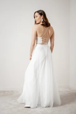 Showroom Only: Braut Rock in Ivory aus Softtüll – Christy Selected<noni Best