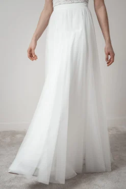 Showroom Only: Braut Rock in Ivory aus Softtüll – Christy Selected<noni Best