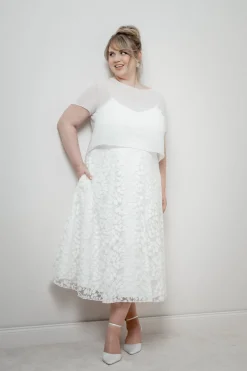 Showroom Only: Braut Rock – Liza Midi Curvy Selected<noni New