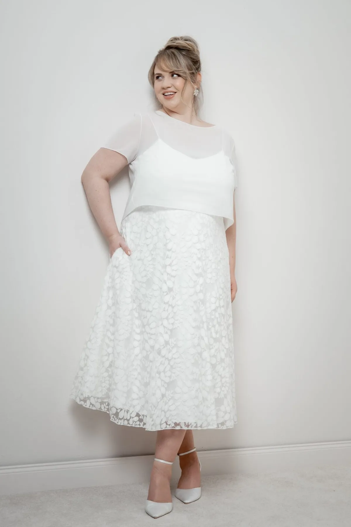 Showroom Only: Braut Rock – Liza Midi Curvy Selected<noni New