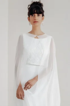 Showroom Only: Chiffon Braut Cape – Philia Selected<noni Discount