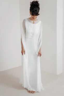 Showroom Only: Chiffon Braut Cape – Philia Selected<noni Discount