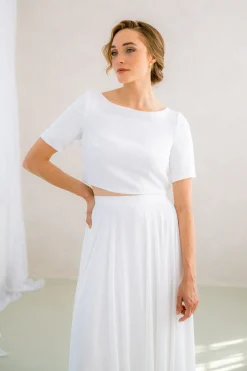 Showroom Only: Crêpe Braut Top – Amariel Selected<noni Clearance