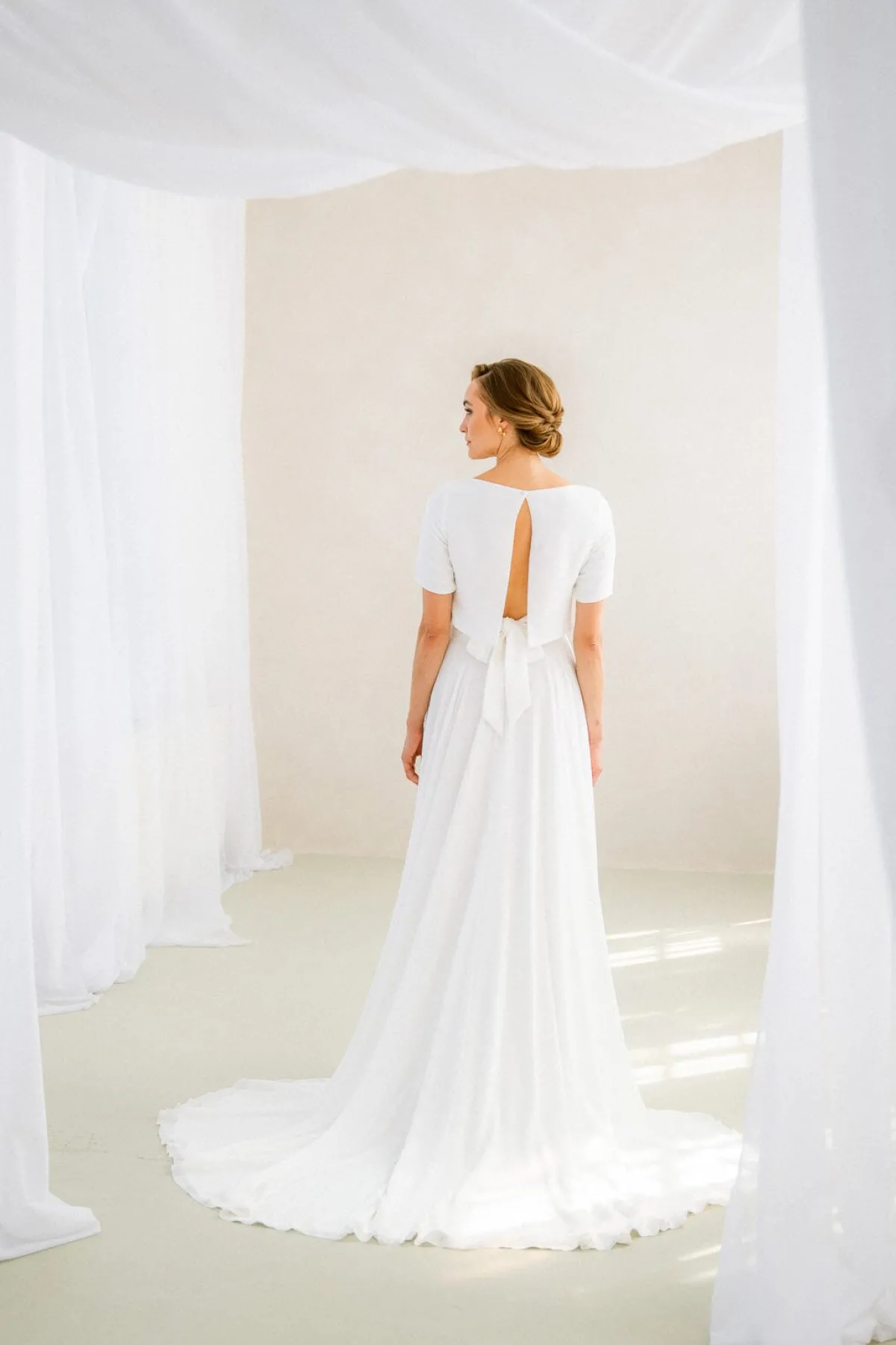 Showroom Only: Crêpe Braut Top – Amariel Selected<noni Clearance