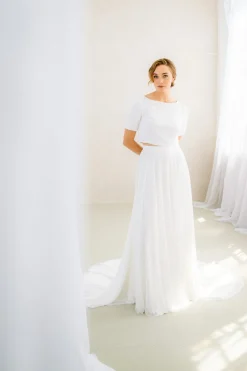 Showroom Only: Crêpe Braut Top – Amariel Selected<noni Clearance
