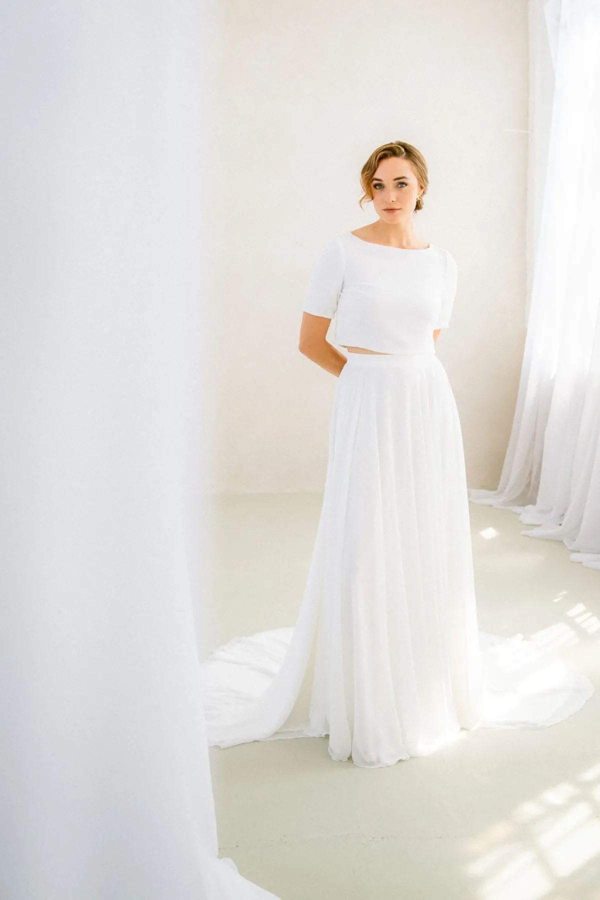 Showroom Only: Crêpe Braut Top – Amariel Selected<noni Clearance
