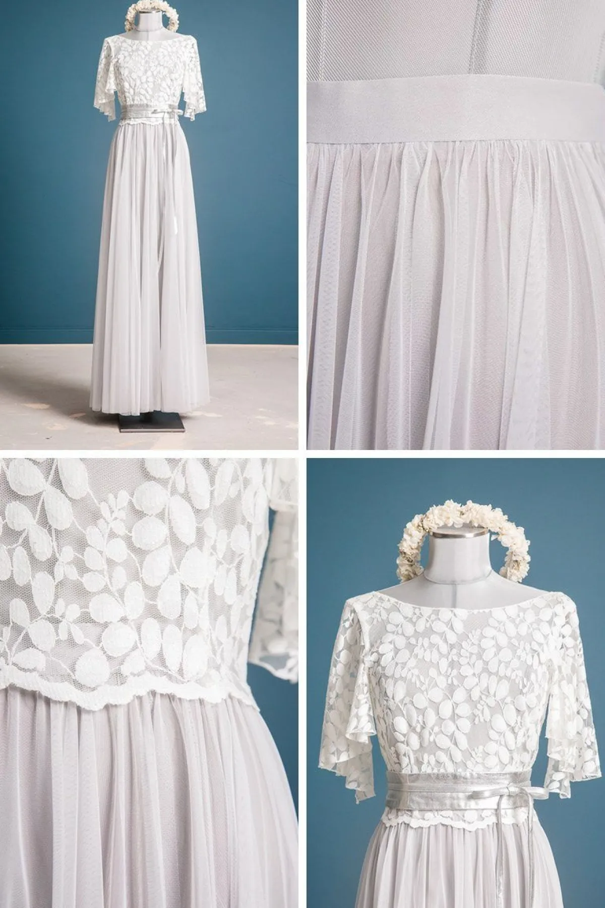 Showroom Only: Grauer Softtüllrock – Maris Curvy Selected<noni Clearance