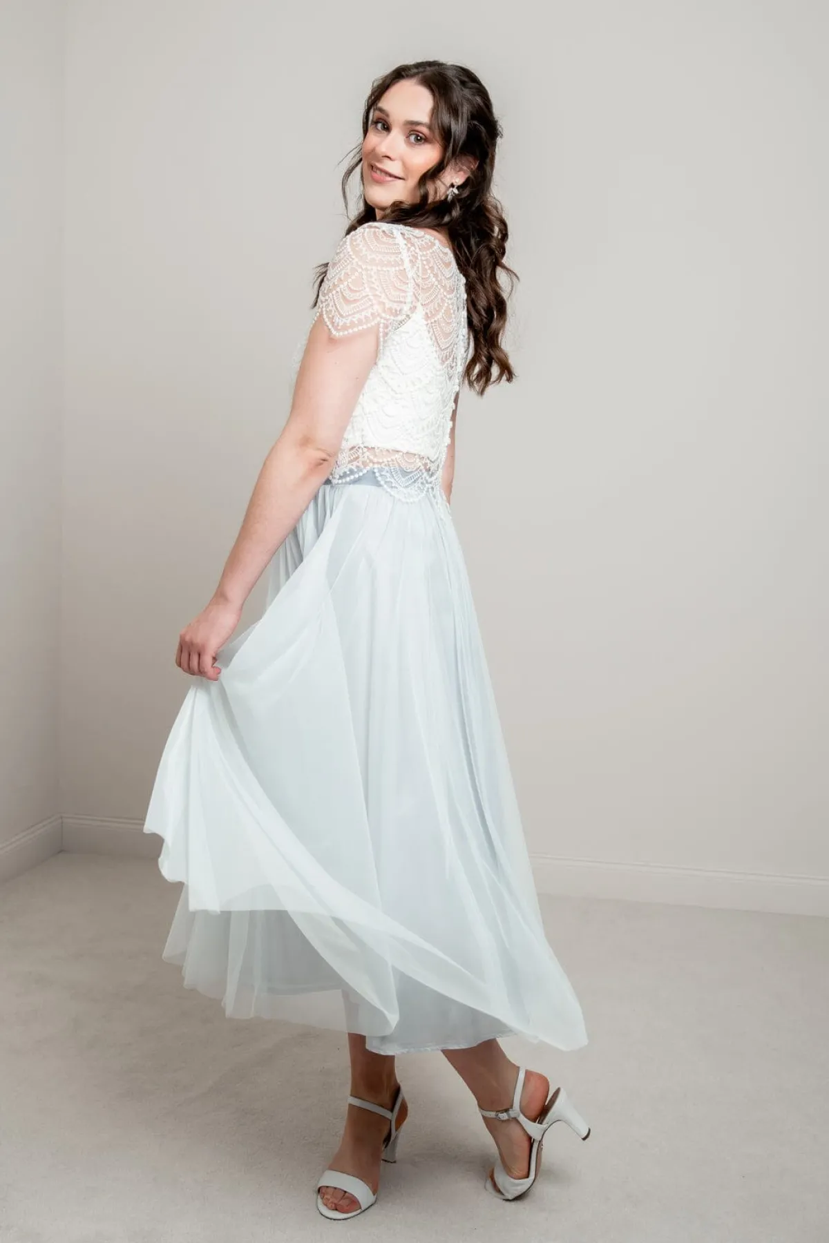 Showroom Only: Hellblauer Rock – Selected<noni Clearance