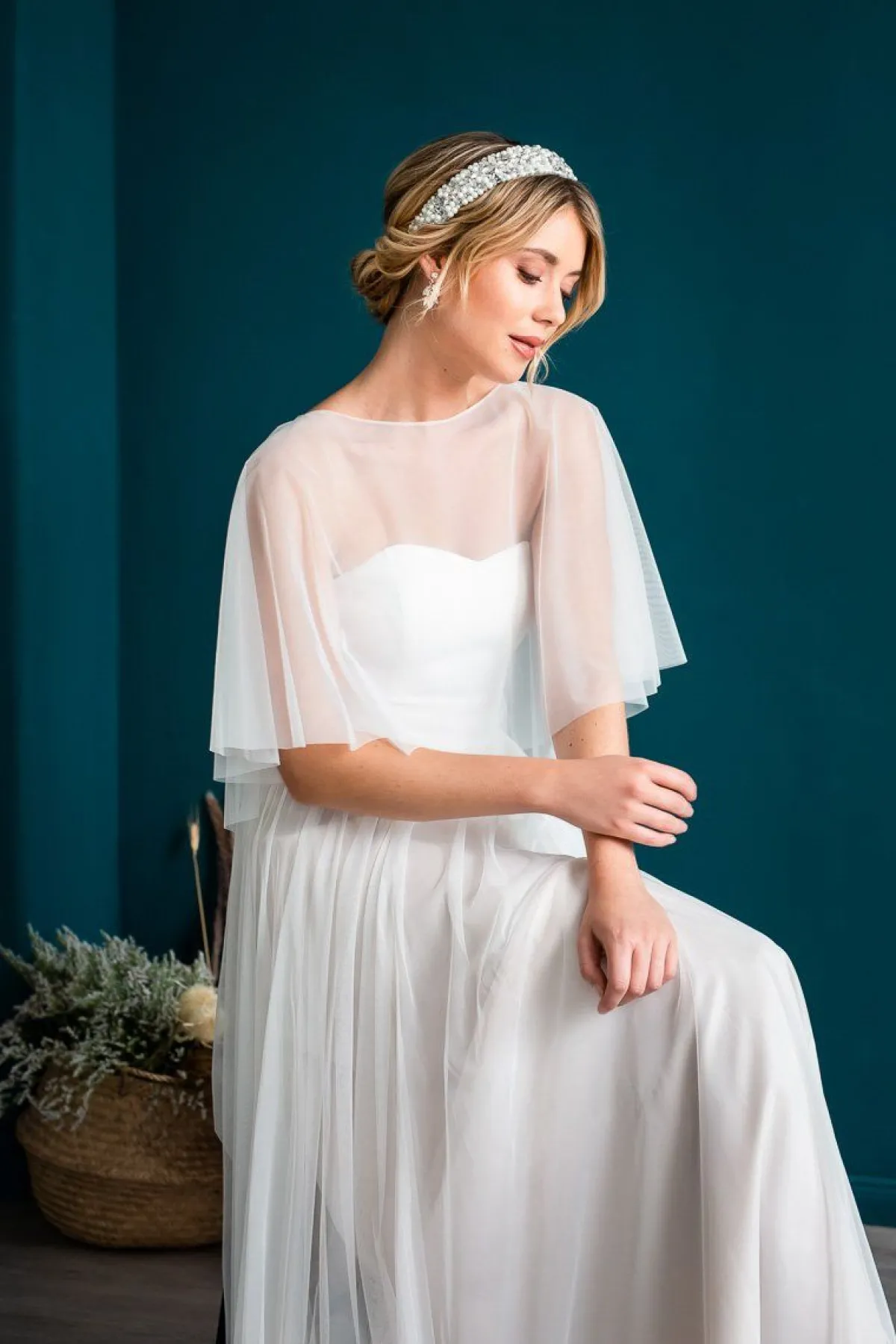 Showroom Only: Kurzes Tüll-Cape – Lukida Selected<noni Outlet