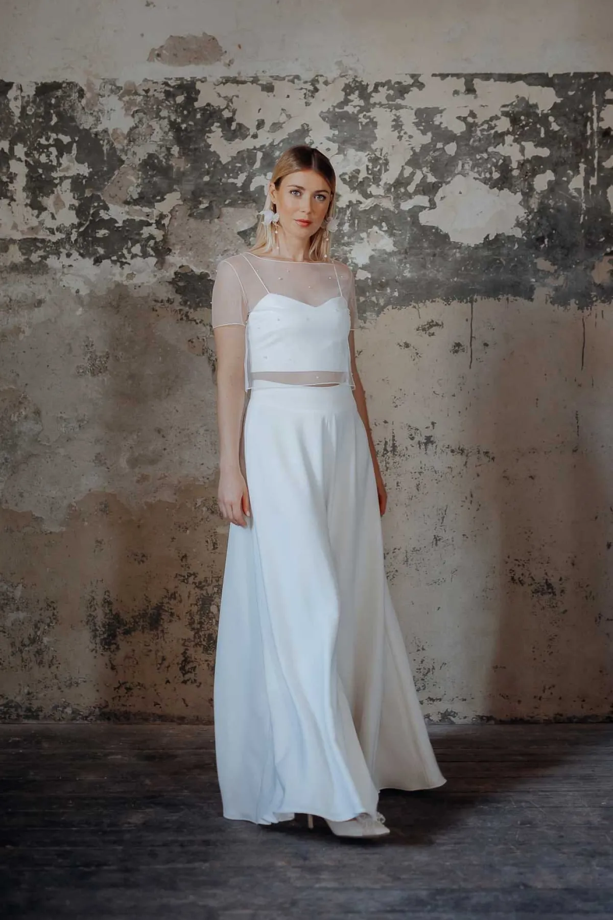 Showroom Only: Perlen-Braut Top – Rubia Selected<noni