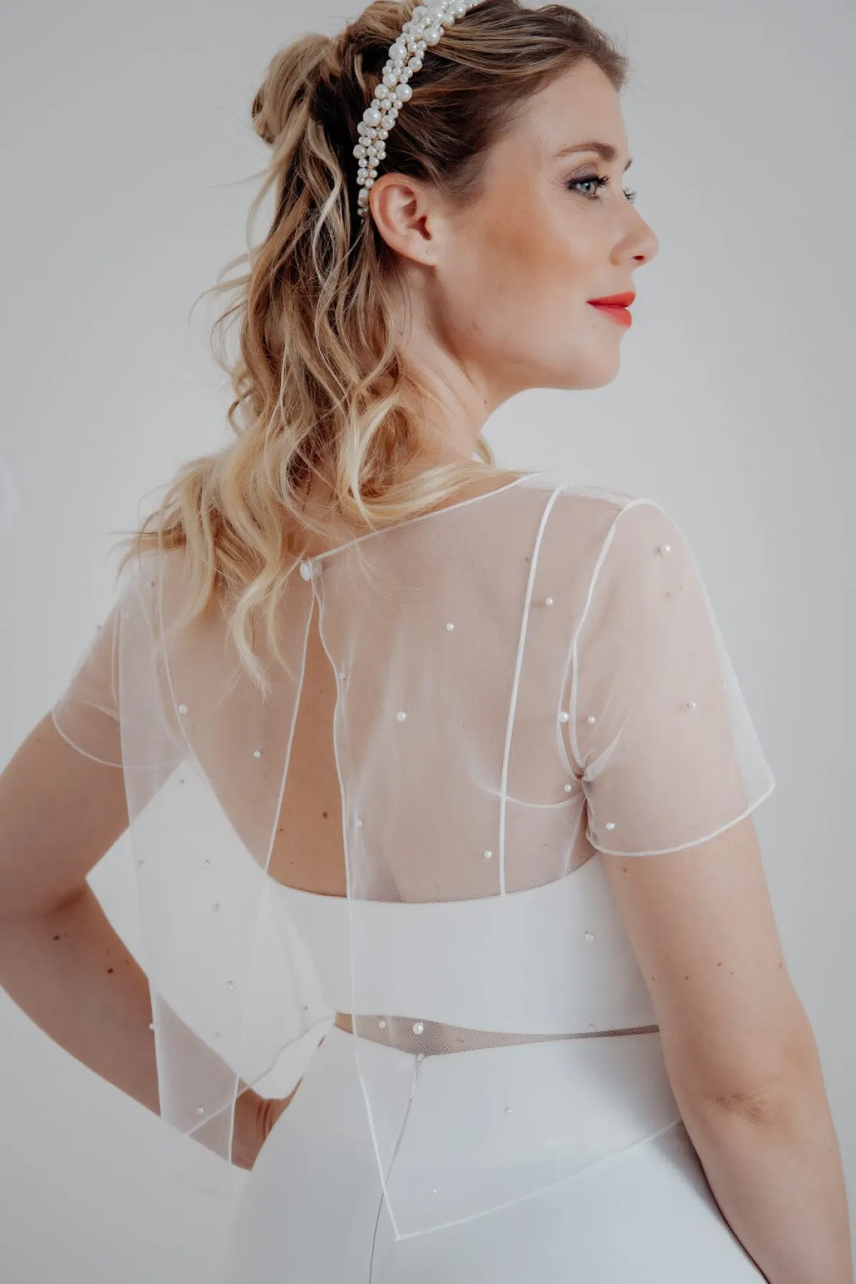 Showroom Only: Perlen-Braut Top – Rubia Selected<noni