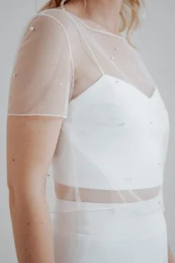 Showroom Only: Perlen-Braut Top – Rubia Selected<noni