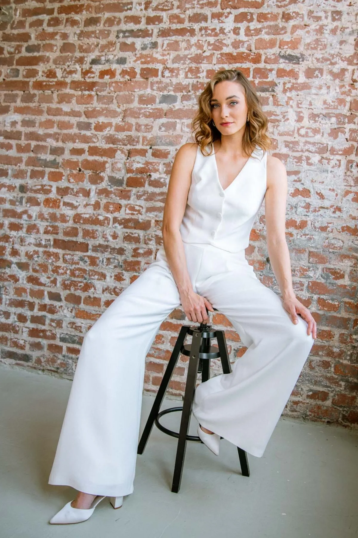Showroom Only: Weste in Ivory – Nyra Selected<noni Sale