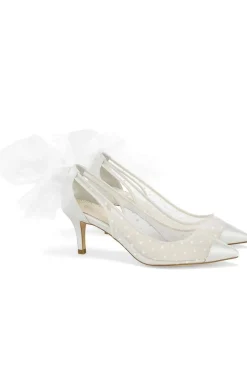 Slingback Pumps mit Polka Dots und Schleife – Maggie Shoes<Bella Belle Sale