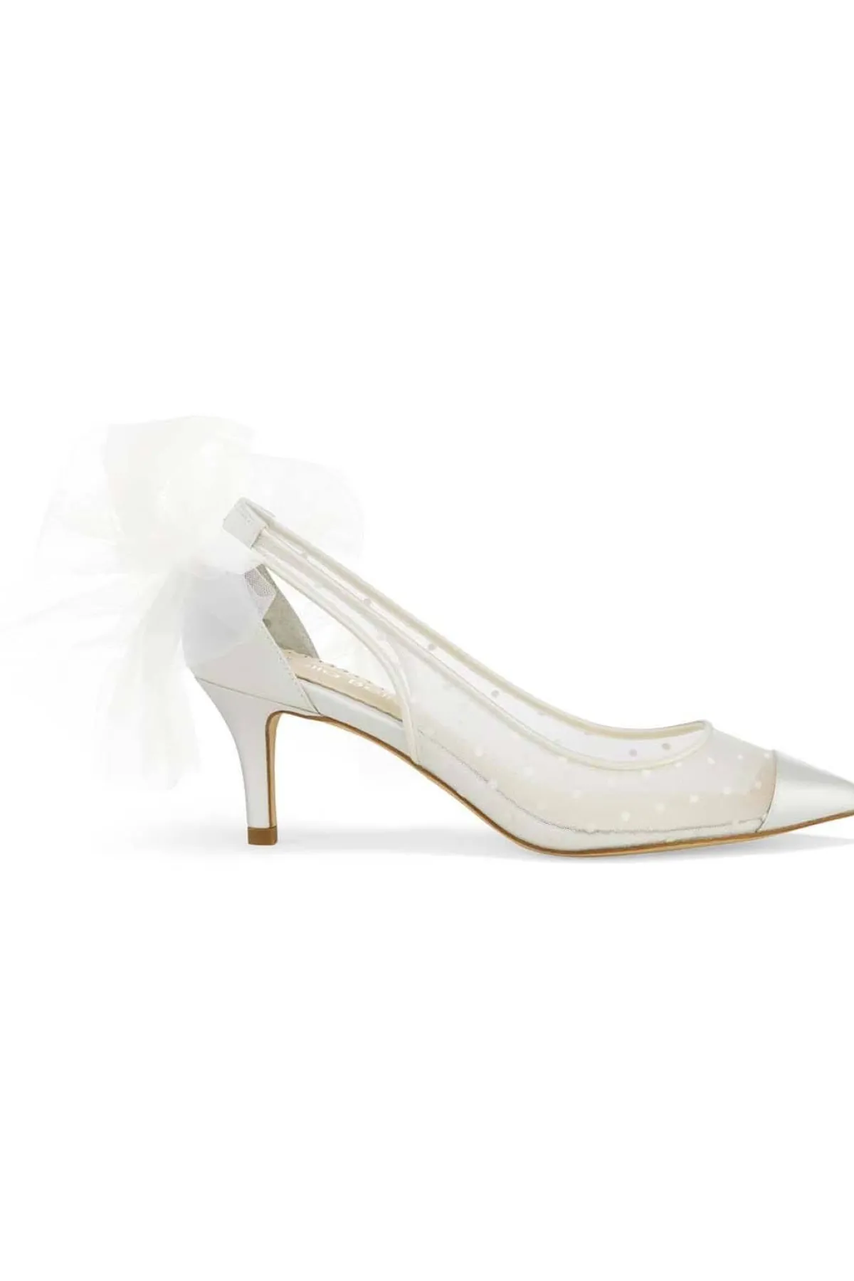 Slingback Pumps mit Polka Dots und Schleife – Maggie Shoes<Bella Belle Sale