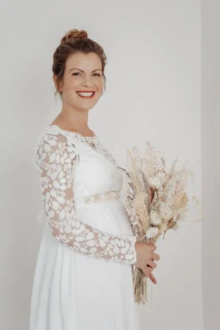 Spitzentop aus Botanik-Spitze für die Hochzeit – Norine<noni Sale