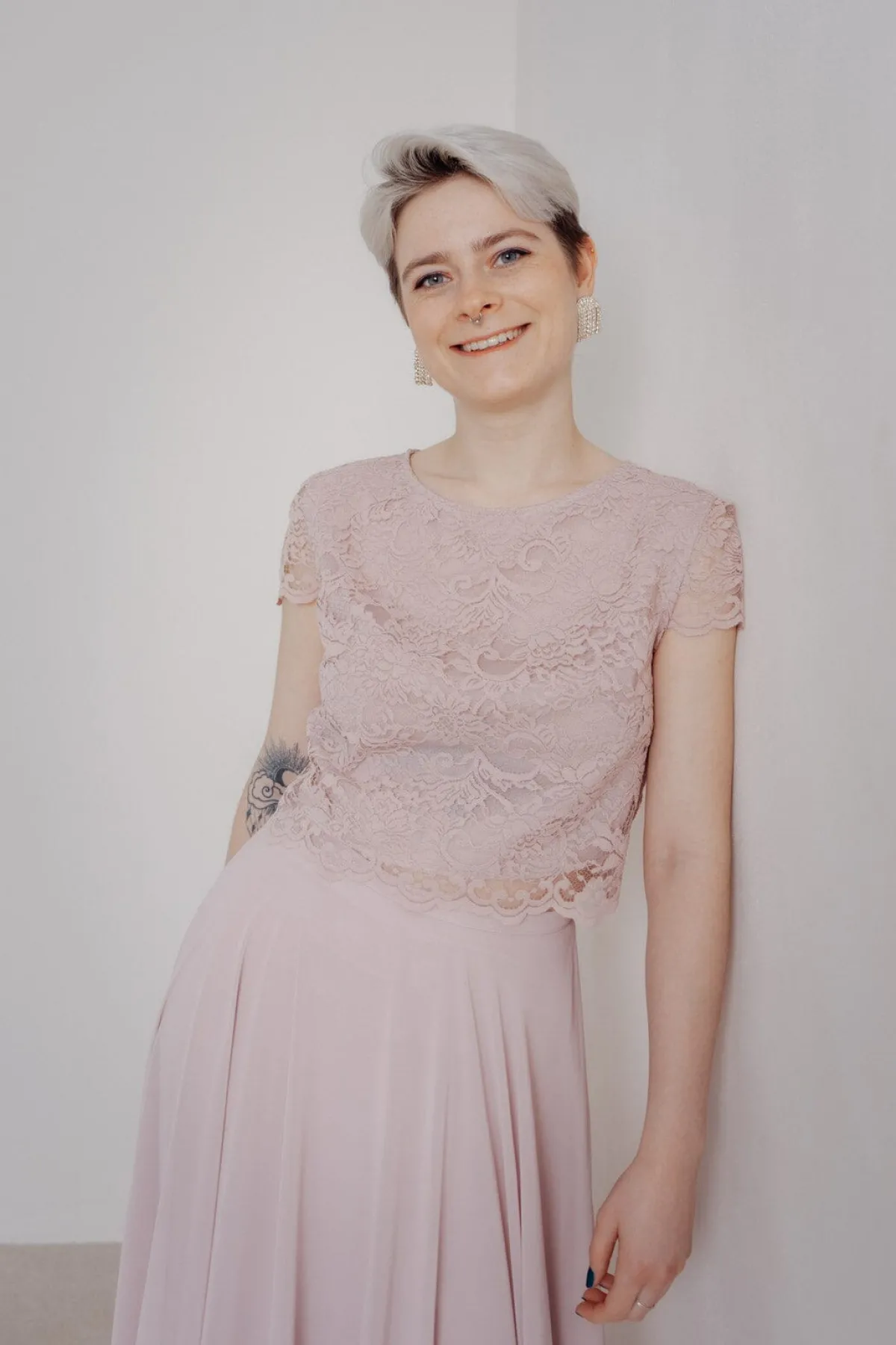Spitzen-Top – Lilja Rosé<Sanna Lindström Outlet