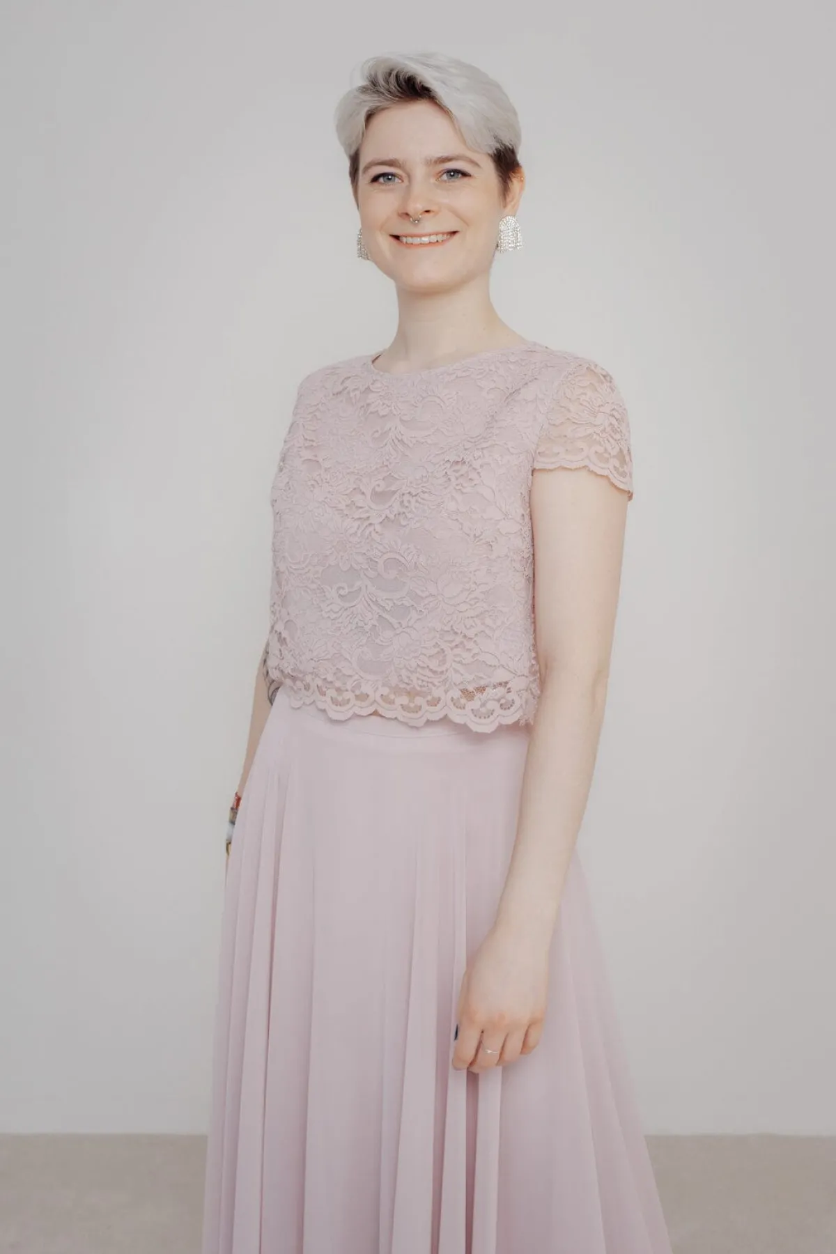 Spitzen-Top – Lilja Rosé<Sanna Lindström Outlet
