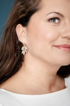Strass-Ohrstecker für die Hochzeit<La Chia Online