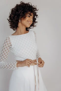 Strass-Ohrstecker für die Hochzeit<La Chia Online
