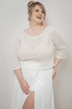 Strick-Braut Top – Haldis Curvy<noni