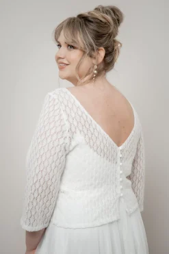 Strick-Braut Top – Haldis Curvy<noni