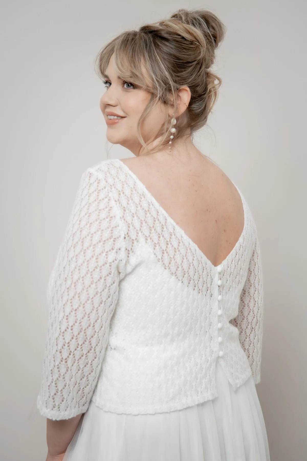 Strick-Braut Top – Haldis Curvy<noni