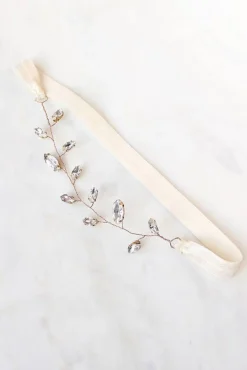 Strumpfband im Boho Glam Stil mit Strasskristallen – Tempête<Davie & Chiyo Clearance