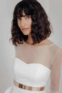 Stylisher Brautgürtel aus goldfarbenem Metall<forever & eva Best
