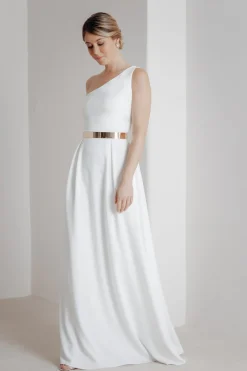 Stylisher Brautgürtel aus goldfarbenem Metall<forever & eva Best
