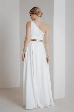 Stylisher Brautgürtel aus goldfarbenem Metall<forever & eva Best