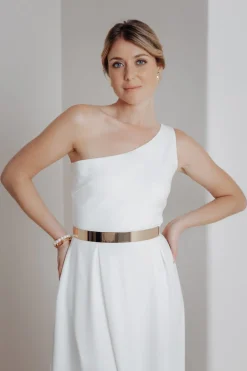 Stylisher Brautgürtel aus goldfarbenem Metall<forever & eva Best