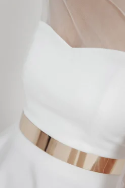Stylisher Brautgürtel aus goldfarbenem Metall<forever & eva Best