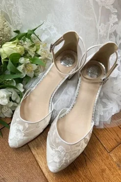 Verzierte Brautschuhe – London Ivory Lace | The<Perfect Bridal Company Discount