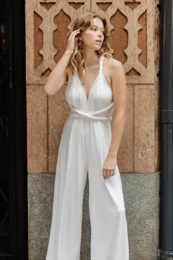 Wandelbarer Einteiler – Jumpsuit Convertible Ivory<twobirds Outlet