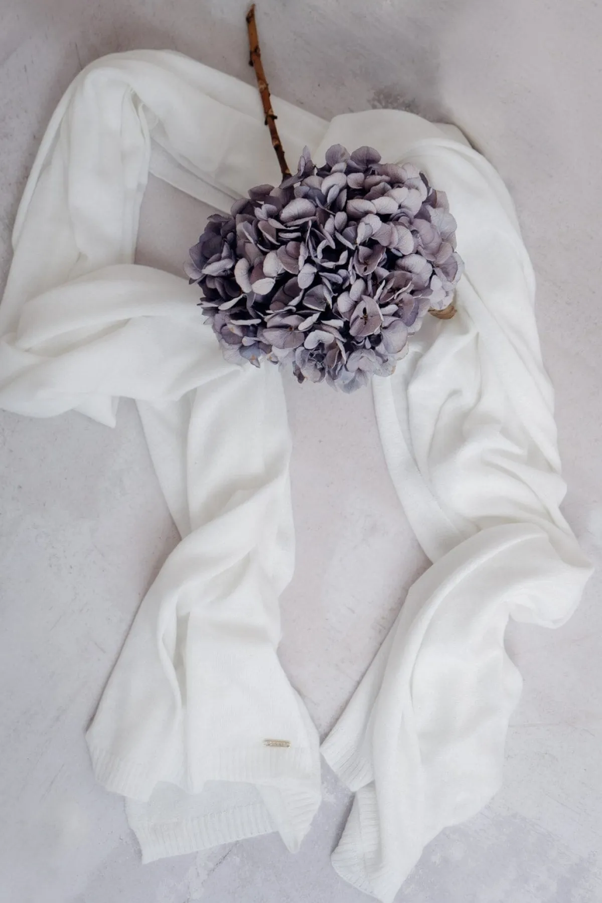 Weiche Braut Stola in Ivory<Poirier Discount