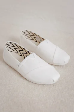 Weiße Espadrilles aus recycelter Baumwolle – Alpargata<TOMS Online