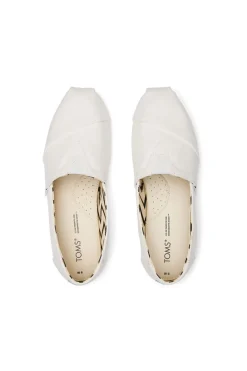 Weiße Espadrilles aus recycelter Baumwolle – Alpargata<TOMS Online