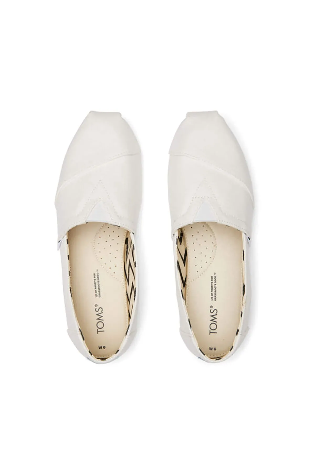 Weiße Espadrilles aus recycelter Baumwolle – Alpargata<TOMS Online