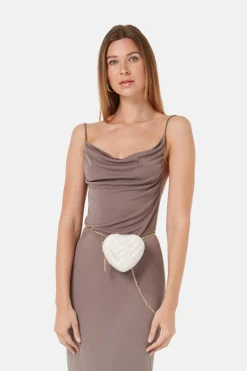 Weiße Herztasche – Mini Heart Bag Coconut |<Weat Online