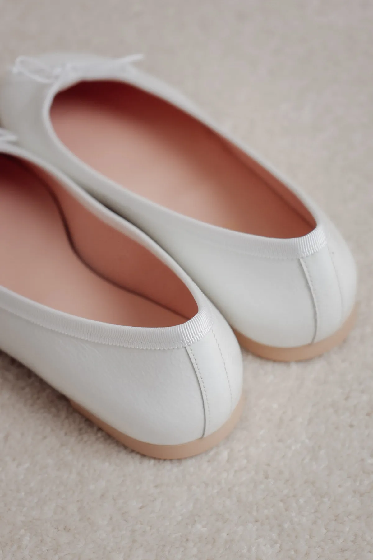 Weisse Ballerinas - NICOLE Douce Blanco<Pretty Ballerinas