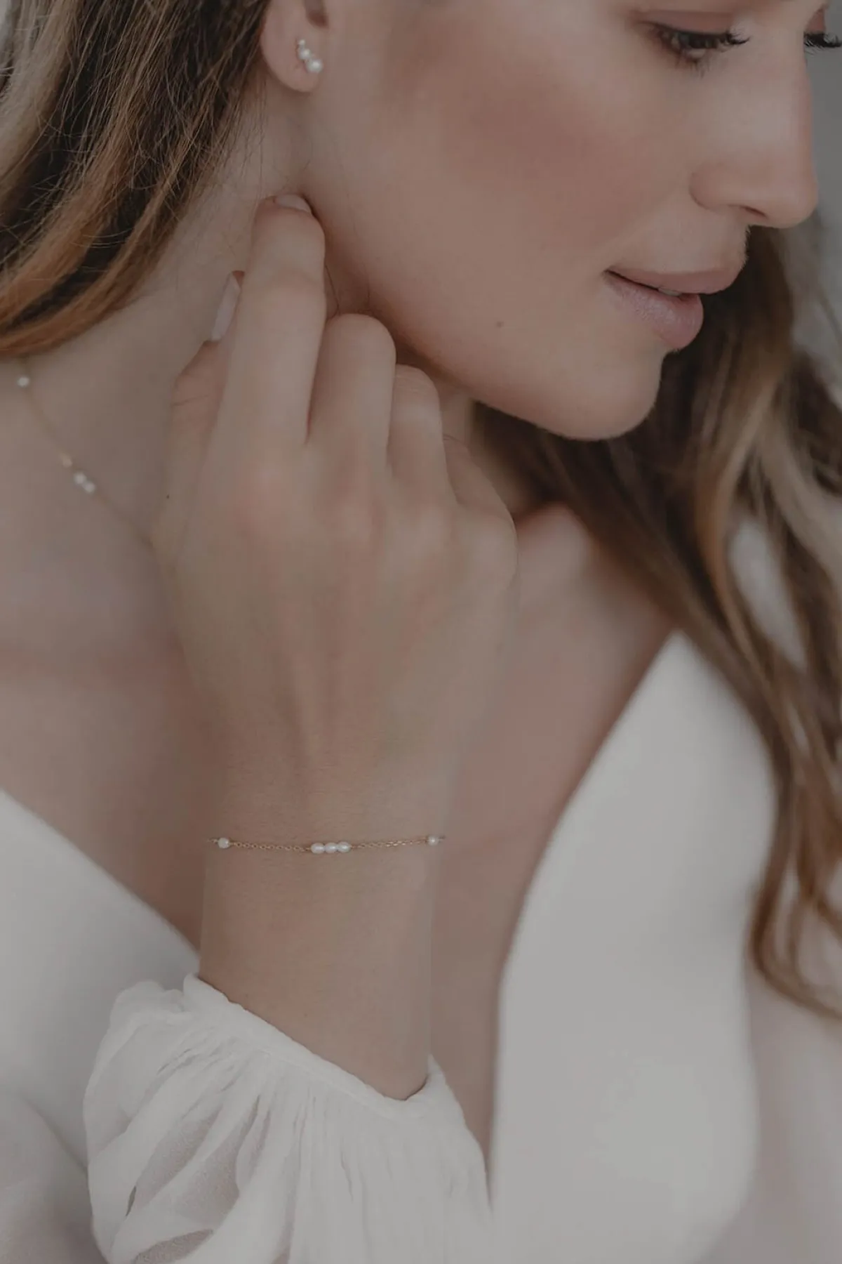 Zartes Armband mit Perlen – Celine<Juvelan Discount
